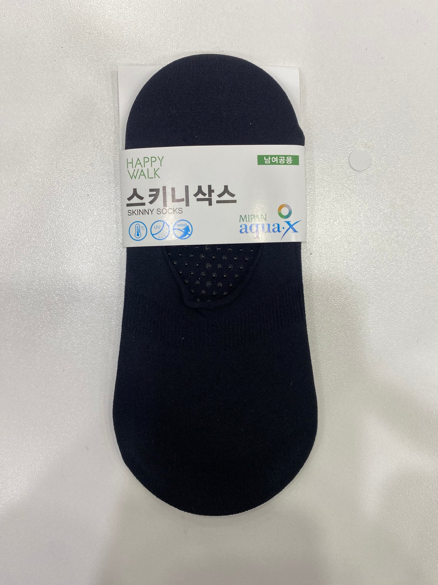 [Kozy House] Aqua.x Skinny Invisible Non-Slip Women Socks Size 2-8