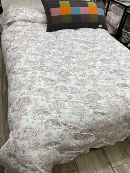 TENCEL™ Modal Toile de Jouy Korean Blanket Comforter