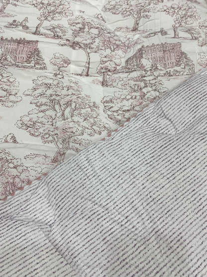 TENCEL™ Modal Toile de Jouy Korean Blanket Comforter