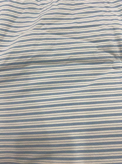 [Kozy House] Korean 60s Bio-Washed Cotton Comforter – Blue Stripe | Queen