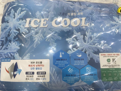 Korean Floral Ice Cooling Summer Blanket – -7.8°C Cool Touch