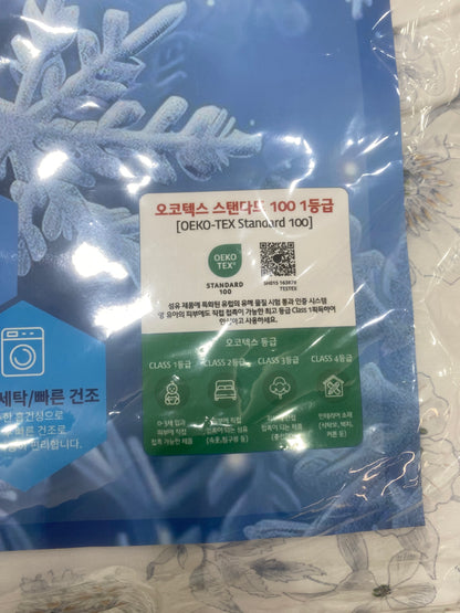 Korean Floral Ice Cooling Summer Blanket – -7.8°C Cool Touch