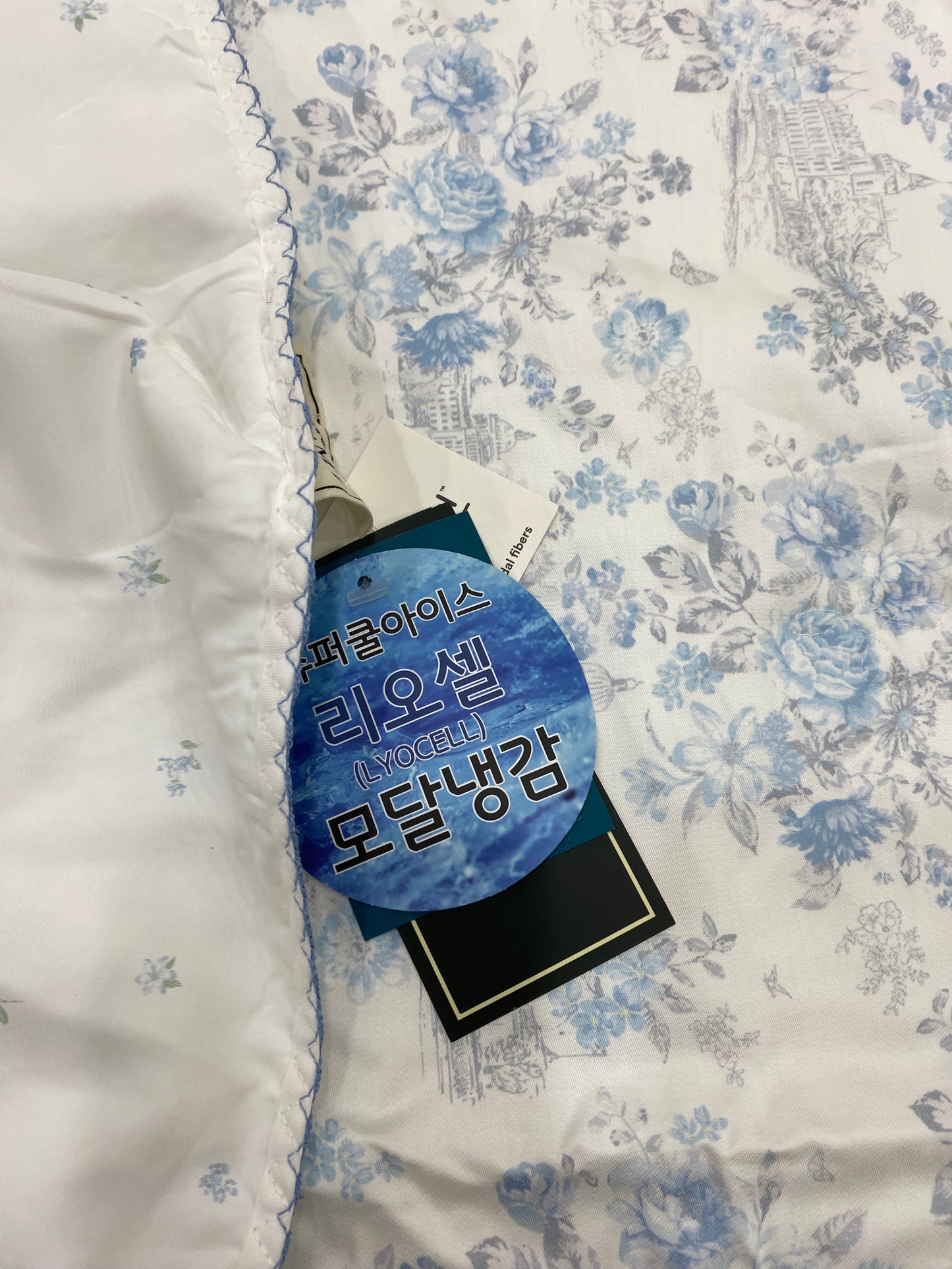 Korean TENCEL Lyocell Modal Cooling Summer Blanket – Ginger Botanical Fabric