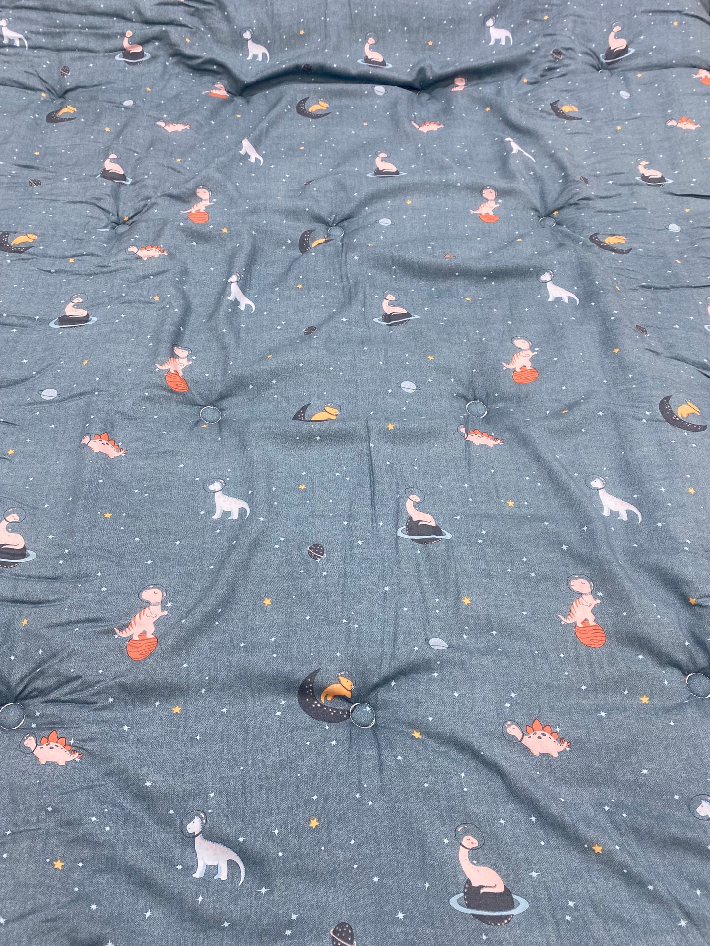 [Kozy House] Korean Kids 60s Modal Corn Fibre Blanket – Dinosaur Space
