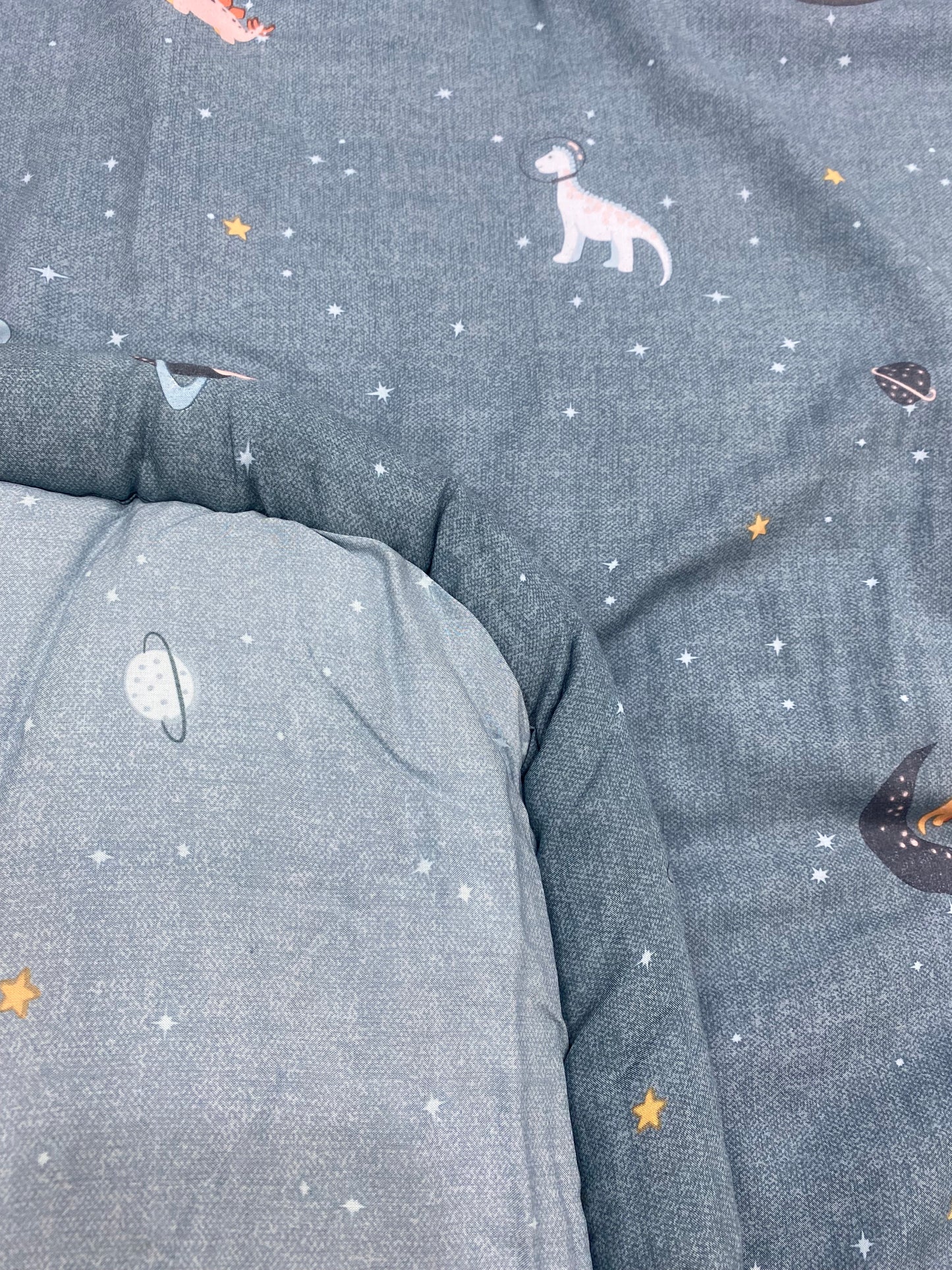 [Kozy House] Korean Kids 60s Modal Corn Fibre Blanket – Dinosaur Space