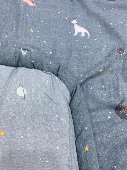 [Kozy House] Korean Kids 60s Modal Corn Fibre Blanket – Dinosaur Space
