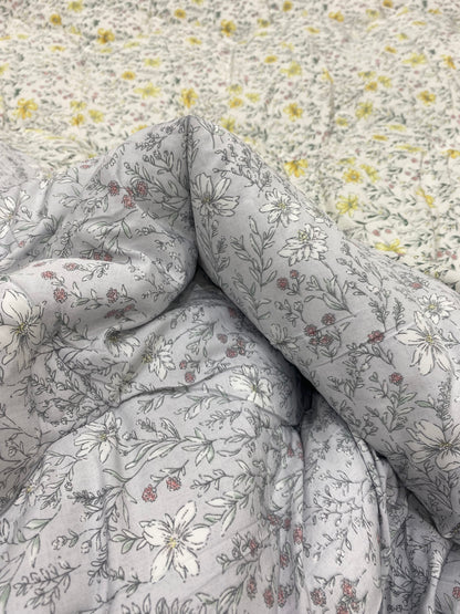 Korean MicroModal Floral Comforter – All Season Q/K 220 × 240cm