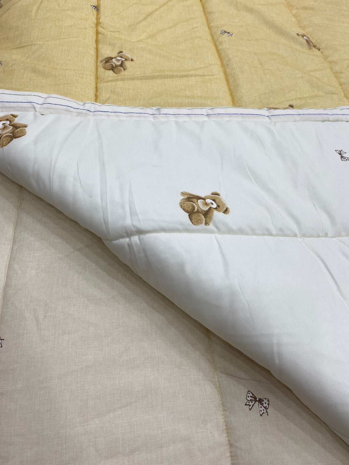 Kids Teddy Bear Semi-Microfiber Korean Comforter – Single Size