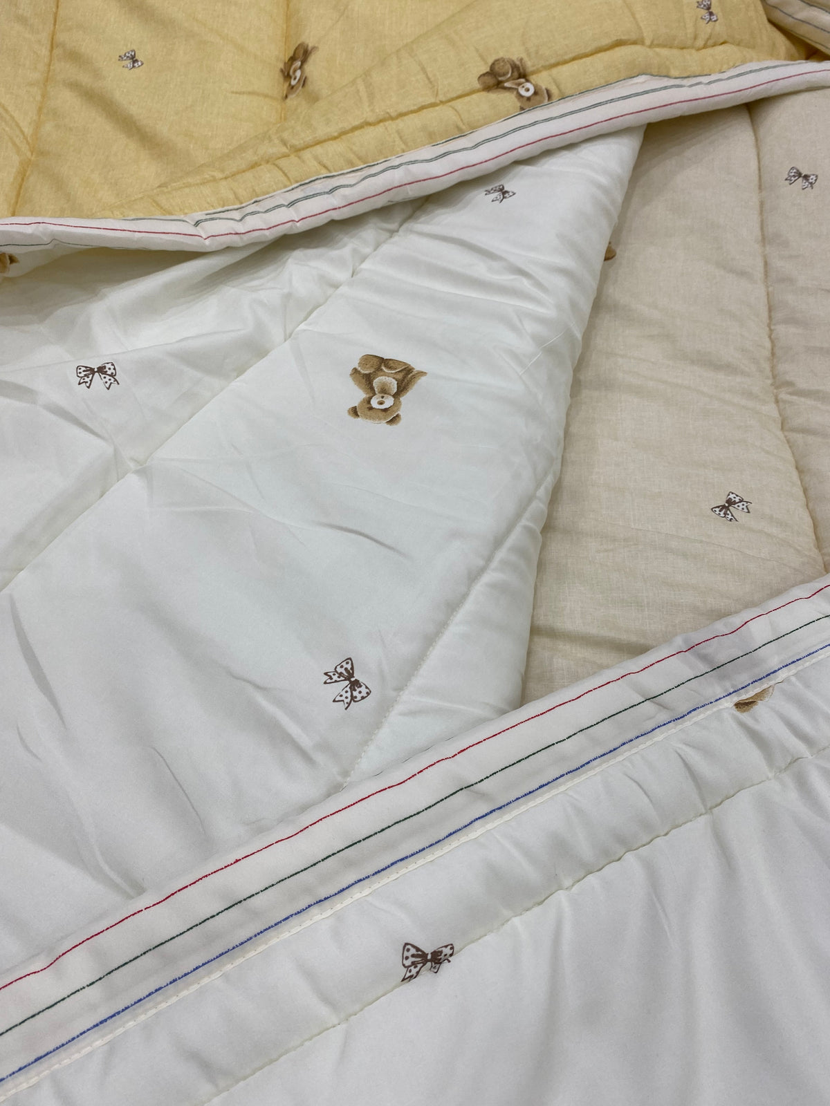 Kids Teddy Bear Semi-Microfiber Korean Comforter – Single Size