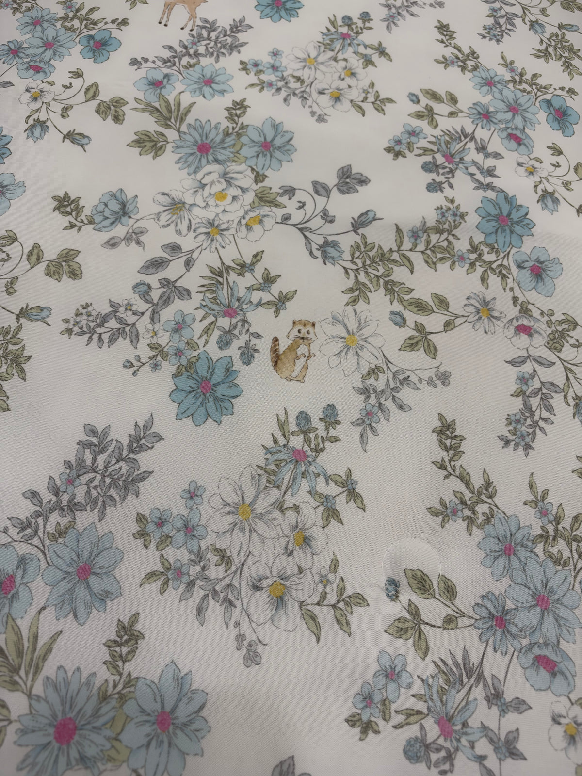 Korean Ice Cool Summer Blanket – Floral and Woodland Animals