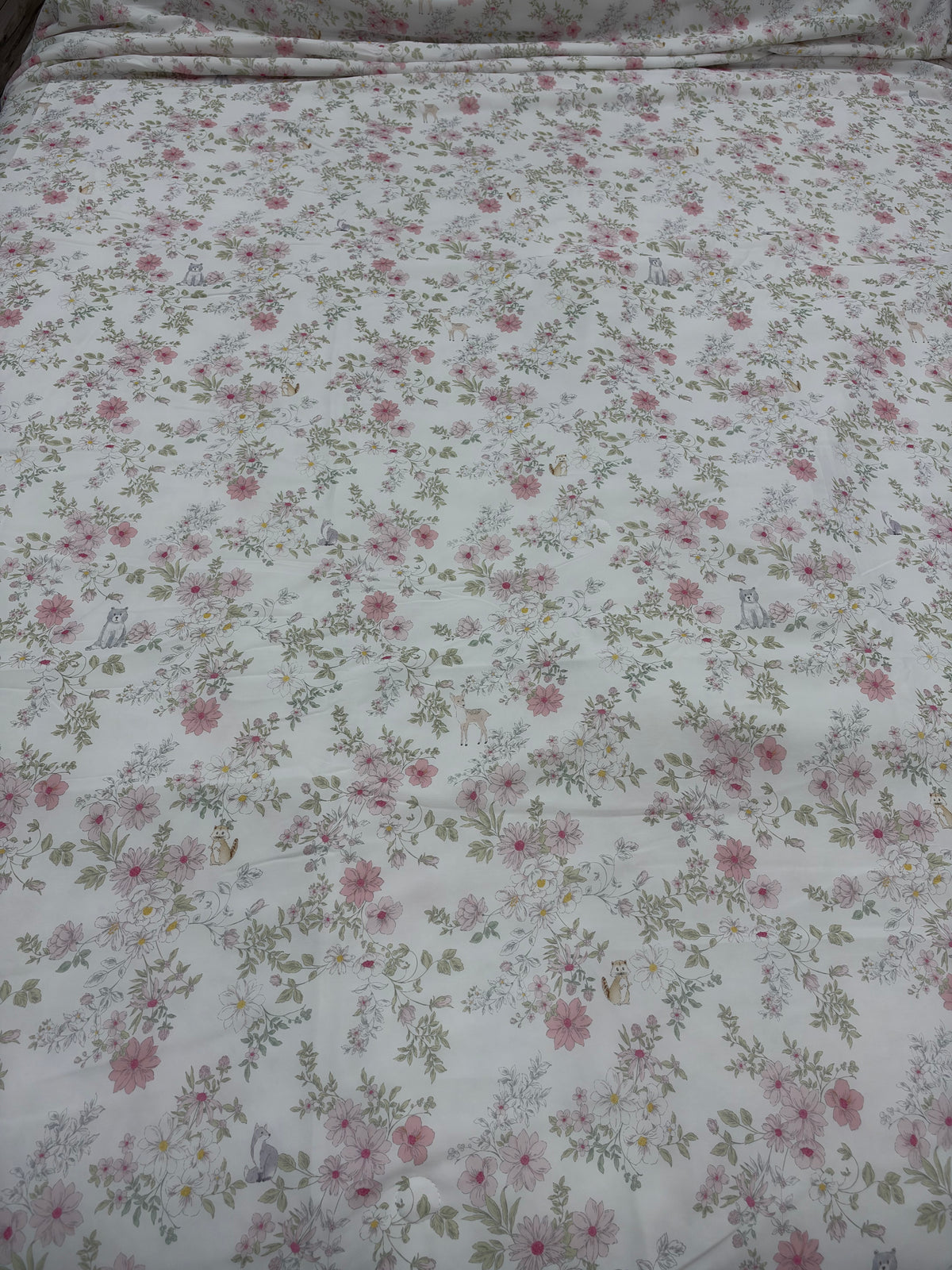 Korean Ice Cool Summer Blanket – Floral and Woodland Animals