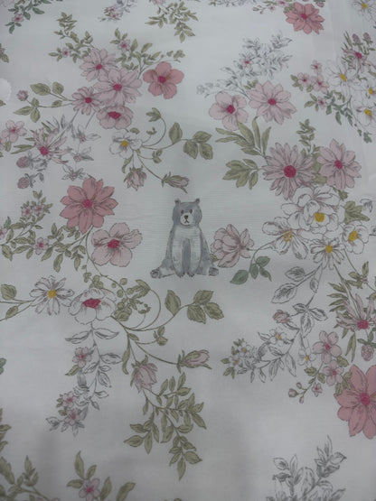 Korean Ice Cool Summer Blanket – Floral and Woodland Animals
