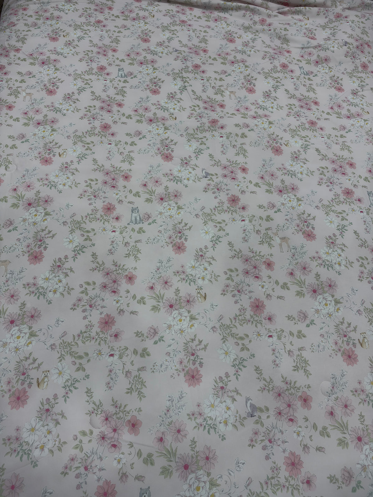 Korean Ice Cool Summer Blanket – Floral and Woodland Animals