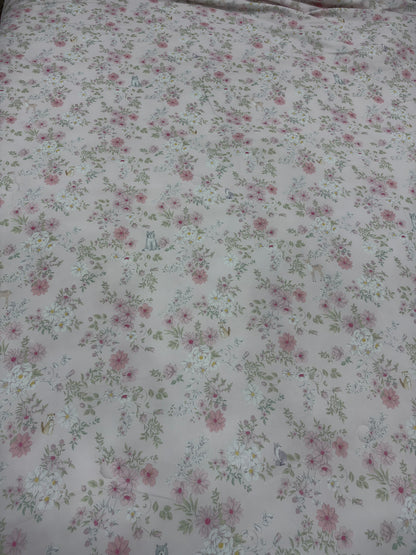 Korean Ice Cool Summer Blanket – Floral and Woodland Animals
