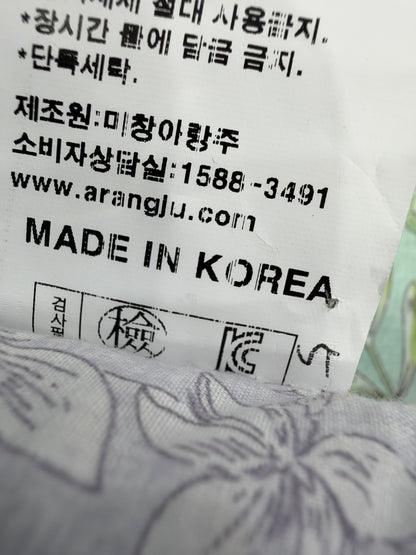 Arangju Korean Cotton Floral Comforter – Peach Coral