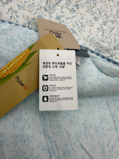 Korean 100% Modal Floral Comforter with Corn Fibre Polarfil Filling