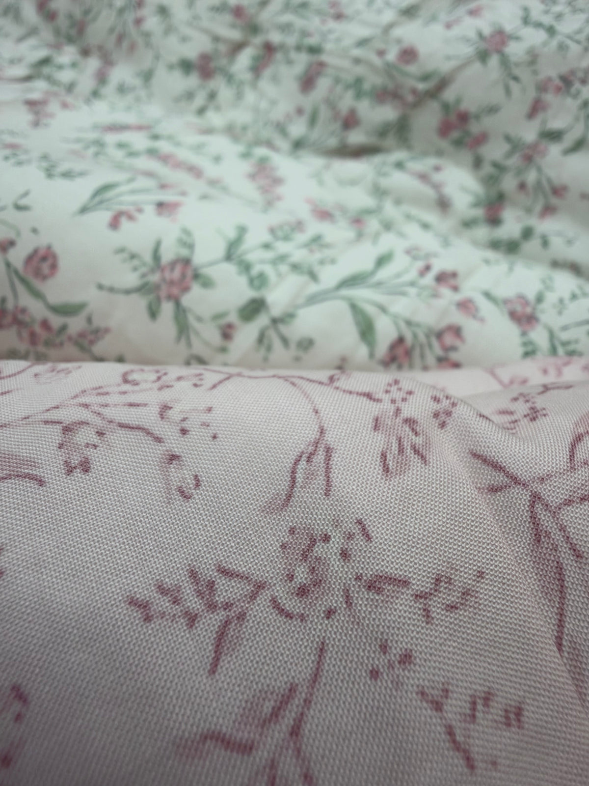 Korean 100% Modal Floral Comforter with Corn Fibre Polarfil Filling