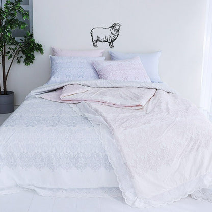 [Kozy House] Premium Bio-Washed High Density Cotton with Natural Wool Filling S,Q