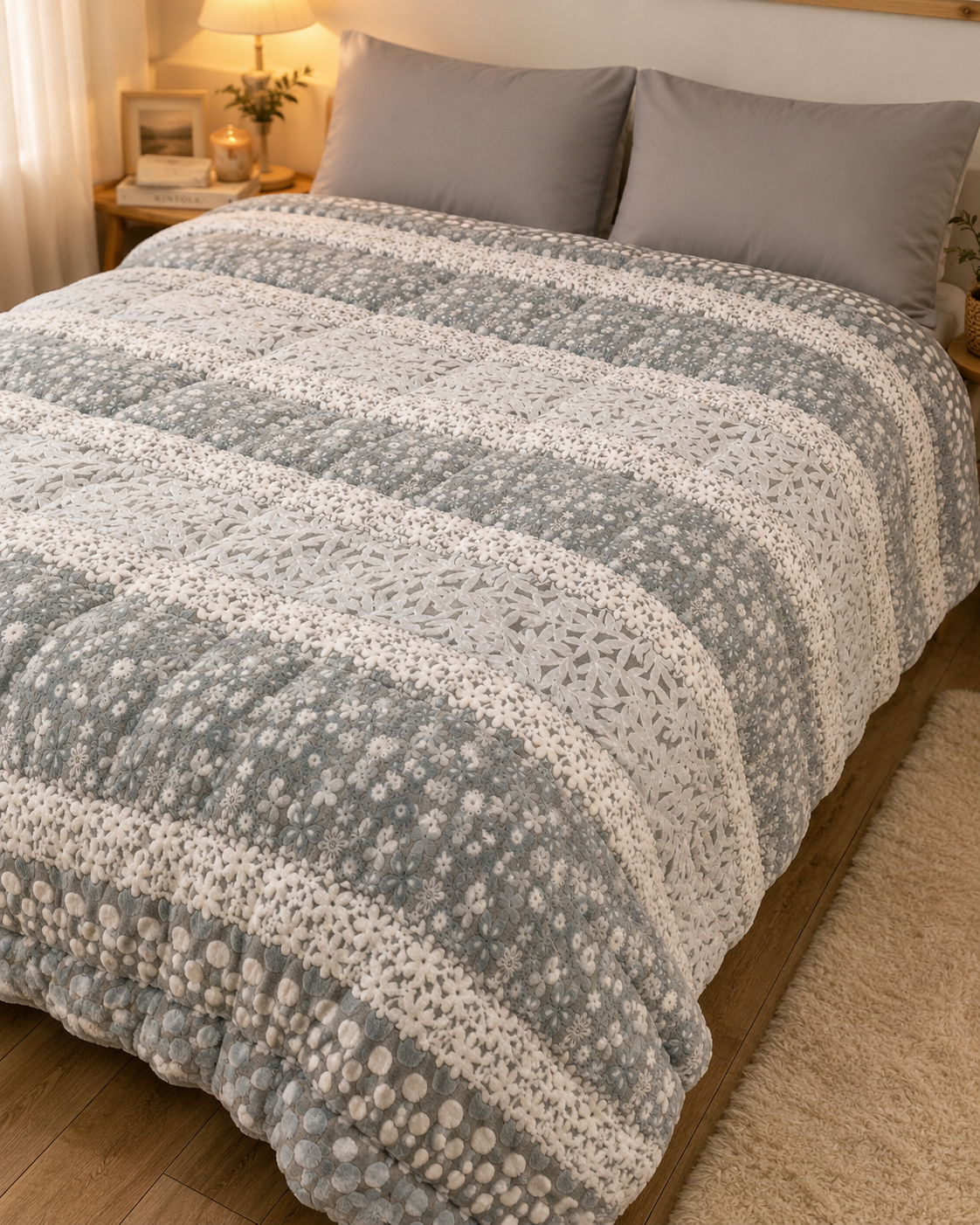 [Kozy House] Korean Premium 5mm Mink Microfibre Winter Blanket - Q