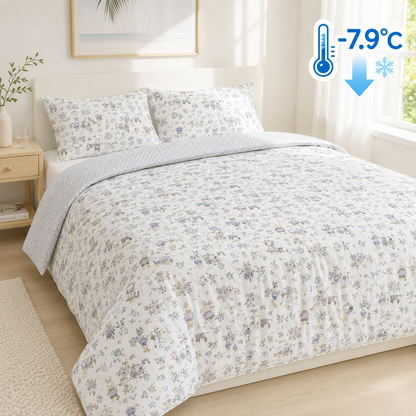 Korean Cool Ice Rabbit Cooling Blanket – 100% Polyamide