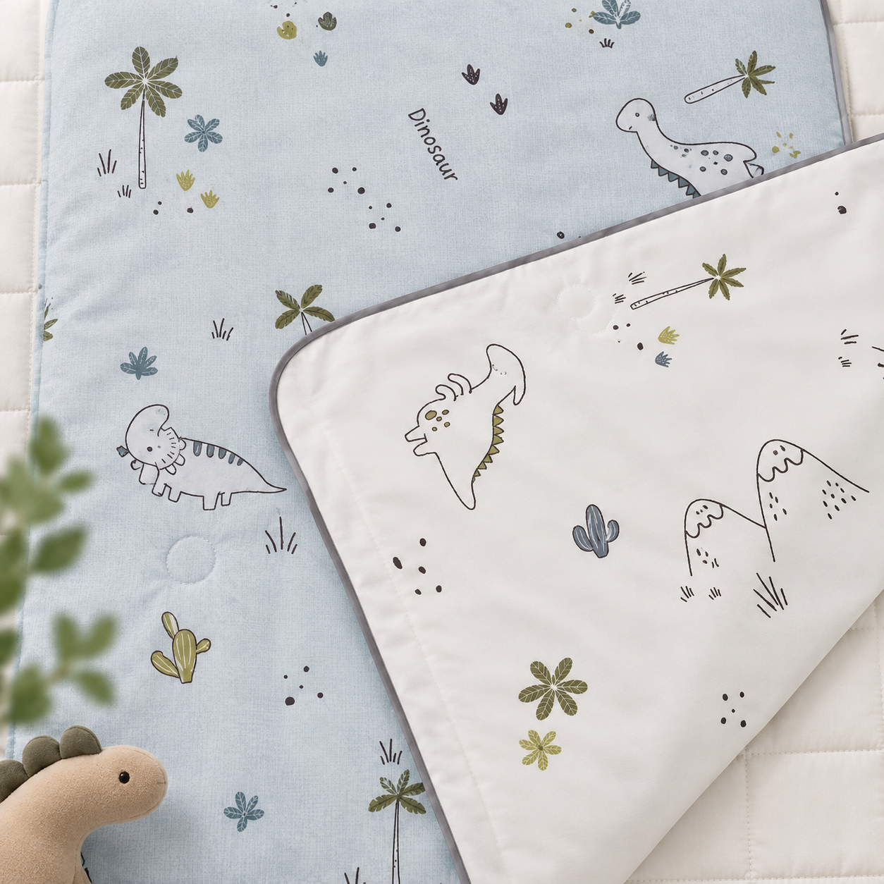 Korean Kids Cooling Blanket – Dinosaur Summer Blanket for Kids 100 x 120cm