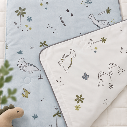 Korean Kids Cooling Blanket – Dinosaur Summer Blanket for Kids 100 x 120cm