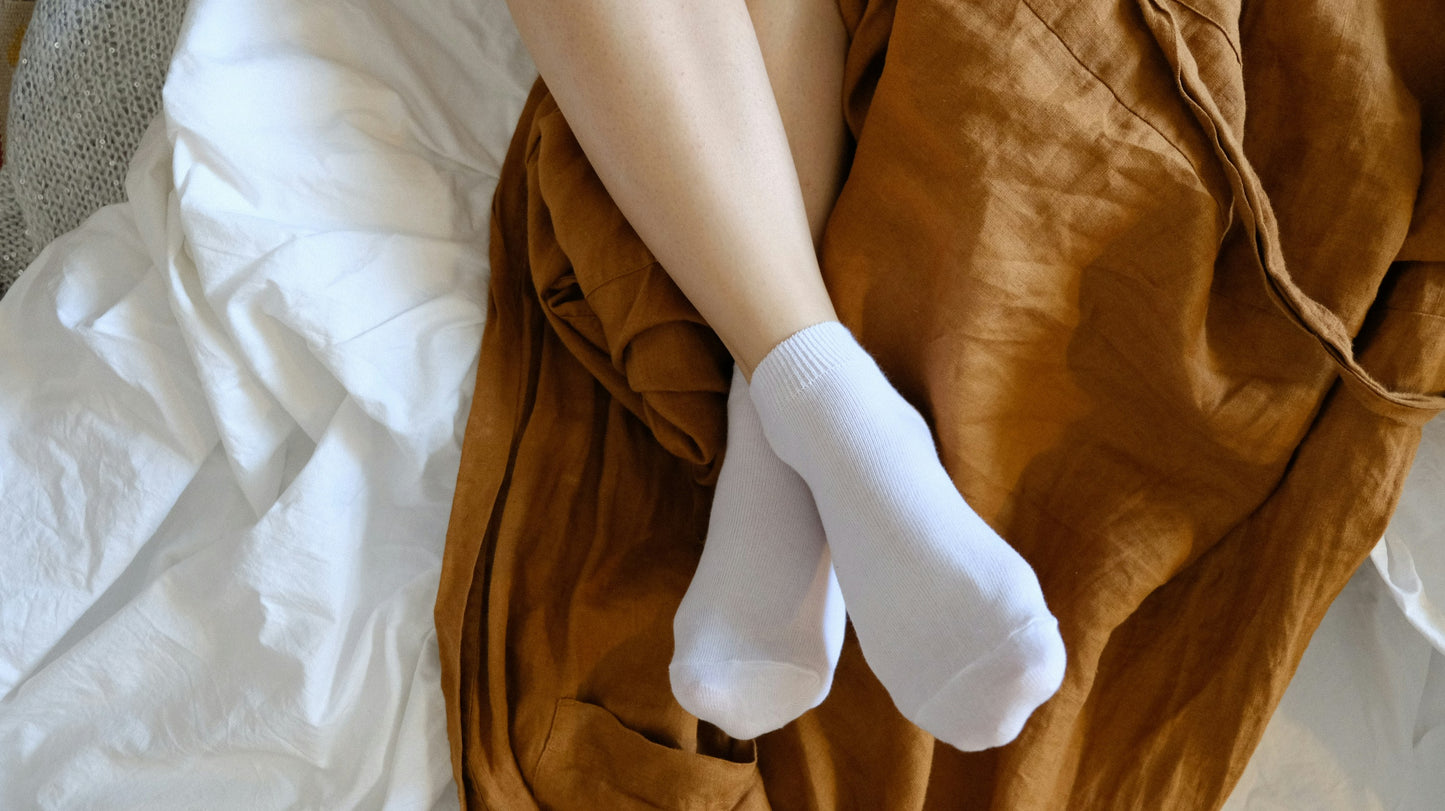 [Kozy House] 3 Pairs Premium Korean Combed Cotton Sneaker Socks